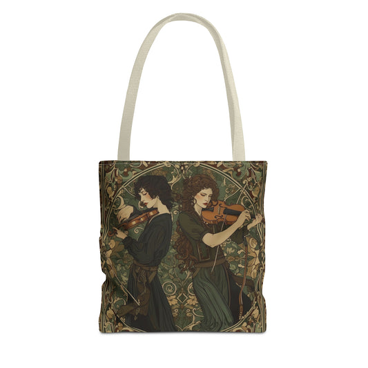 Dueling fiddlers Tote Bag (AOP)